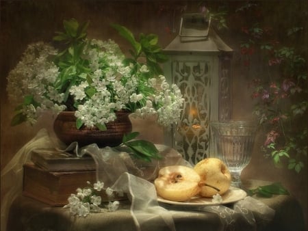 Still life - white, nature, flowers, soft