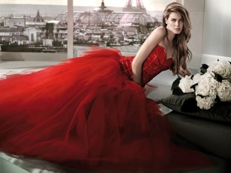 Red Passion - red, passion, bride, lady