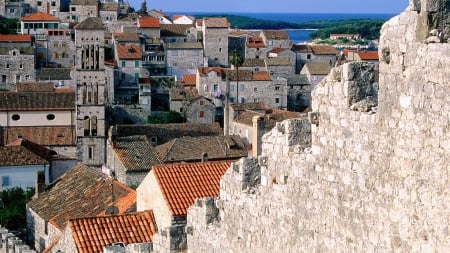 Croatia - houses, travel, cities, croatia, city, old