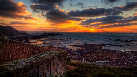 Fort Tourgis - photo, sky, fort, tourgis