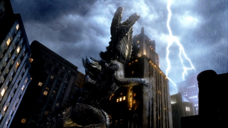 Godzilla - movie, monster, godzilla, lighting