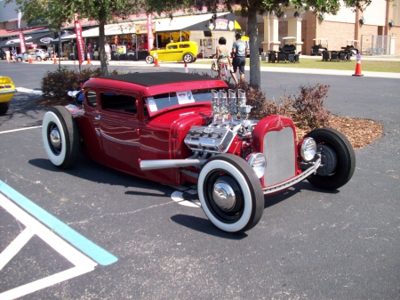 Ford Hotrod - chopped, classic, hotrod, motor