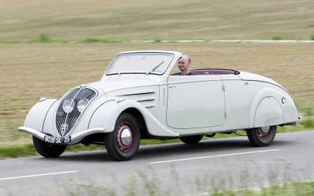 Peugeot - car, Peugeot, wheel, vintage