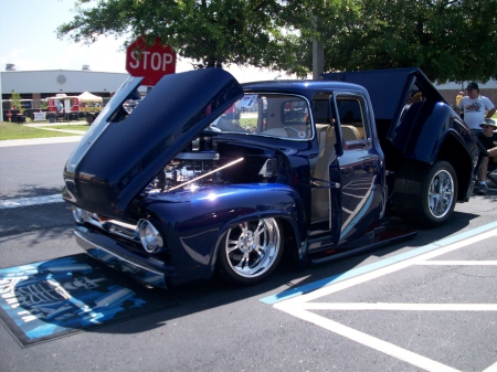 F 100  Pro Street - classic, dk blue, blue, truck