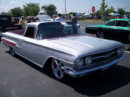 El Camino - bowtie, silver, classic, gm