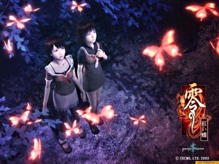 Fatal frame(Crimson butterfly) - darkness, illuminating, the, in