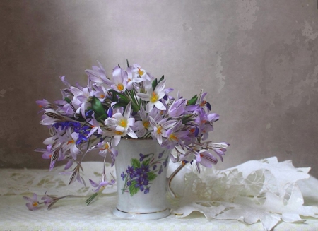 â™¥ - nature, flowers, soft, vase