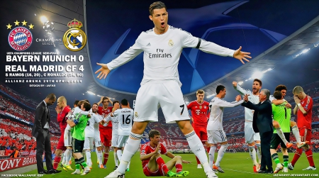 BAYERN MUNICH - REAL MADRID 0-4 - cr7, nike, champions league, real madrid wallpaper, ronaldo, gareth bale, cristiano ronaldo, robben, bayern munchen champions league wallpaper, real madrid champions league wallpaper, bayern munchen, iker casillas, hala madrid, champions league wallpaper, gareth bale wallpaper, real madrid, adidas