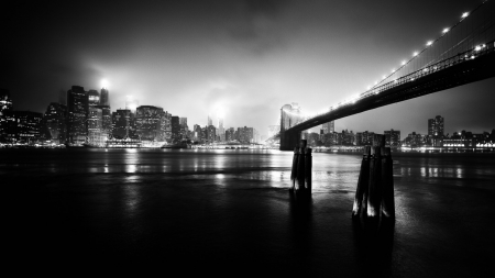 Manhattan Bridge - york, new, bridge, wallpaper