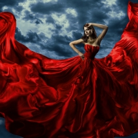 Lady in Red