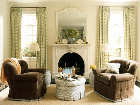 Classic Style livingroom - livingroom, design, abstract, decor, brown, home, armchairs, interior design, classic, other