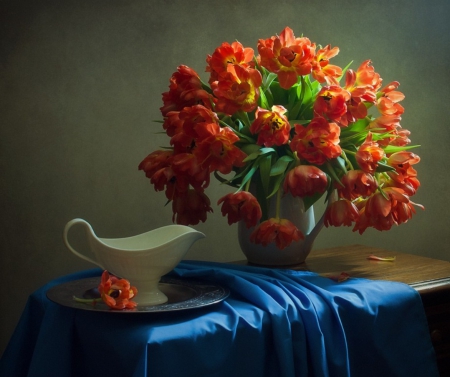 Still life - nature, flowers, soft, vase