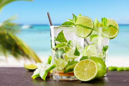 â™¥Mojitoâ™¥ - ice, fresh, drink, beach, cocktail, mojito, lime, tropical