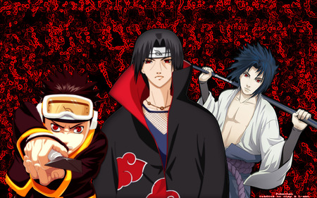 sasuke uchiha - obito, itachi, sasuke