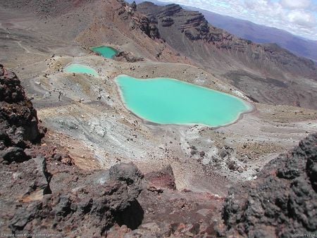 green lakes - pretty lake, color green