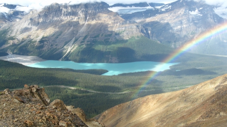 Observation Peak - Rainbow, Jasper, Rocky Mountains, Canada