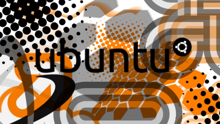 Ubuntu Vector I - vector, unix, orange, black, ubuntu, white, wide, design, linux, wallpaper