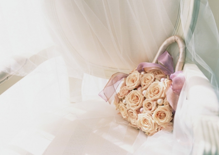 Still life - flowers, bouquet, wedding, soft