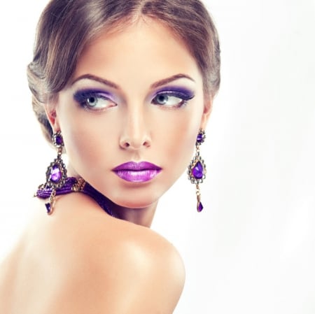 Lilac Beauty - beauty, lady, make up, sonyazhuravetc, model