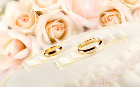 Wedding ring - flowers, ring, rose, wedding