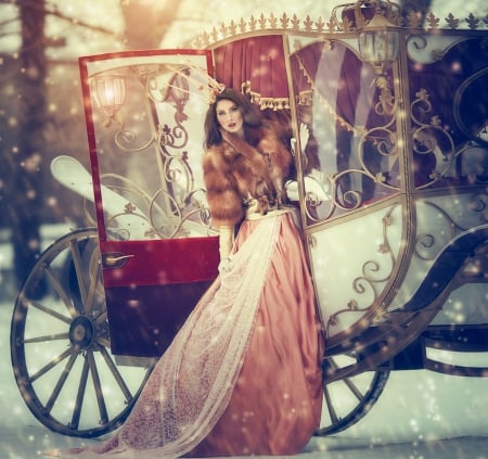 ♥ - fashion, winter, lady, model