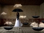 cloud Above Her Umbrella