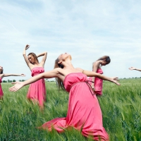 Girl In Pink Dress