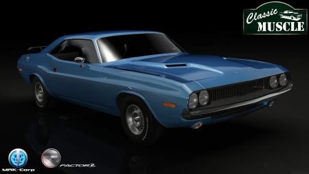 Dodge Challenger RT - Muscle, Car, RT, Old-Timer, Challenger, Dodge