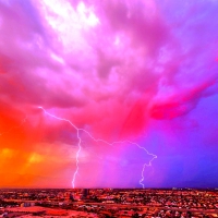 Stormy Night Lightning