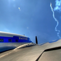 DC3 in an air show