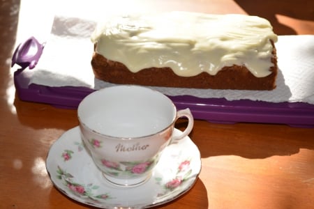 Happy Mother's Day - pretty, mum, carrot cake, photography, home baking, teaset, mothers day, love, shellandshilo