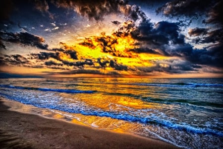 Sunset Serenade - Beaches & Nature Background Wallpapers on Desktop ...