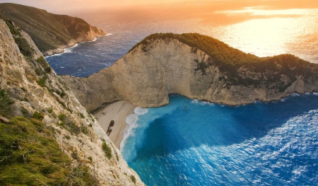 Navagio Bay - beaches, beach, travel, water, seas, zakynthos, outdoors greece, navagio, navagio bay, sea, landscapes