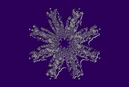 Snowflake - Bulgaria, Fractal, Digital Art, Abstract