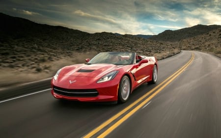 2014 Corvette C7 Stingray - red, stingray, 2014, corvette, cars