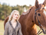 Cowgirl and Her Horse