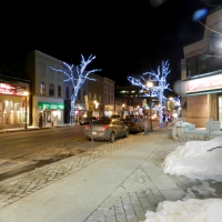 Main St Brampton Ontario Canada Winter 2013