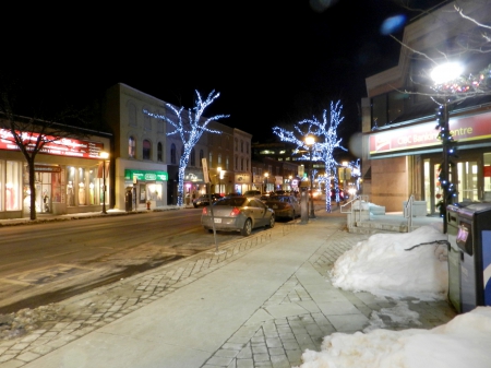 Main St Brampton Ontario Canada Winter 2013