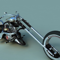 Tricked Out Custom Harley