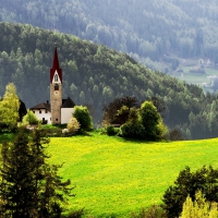 Church in the hillside