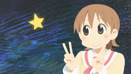 Nichijou - anime, funny, girl, nichijou