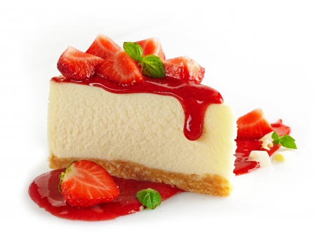 â™¥Cheesecakeâ™¥ - yummy, strawberry, cheesecake, dessert, sweet