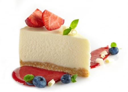 ♥Cheesecake♥ - strawberry, yummy, dessert, cheesecake, sweet