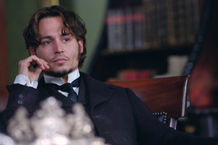 Johnny Depp  as Inspector Frederick Abberline - actor, From Hell, movie, Johnny Depp, man, Inspector Frederick Abberline