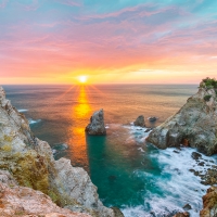 Sunset On Cape Koganezaki, Japan