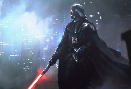 Darth Vader - star wars, darth vader, vader, dark, jedi