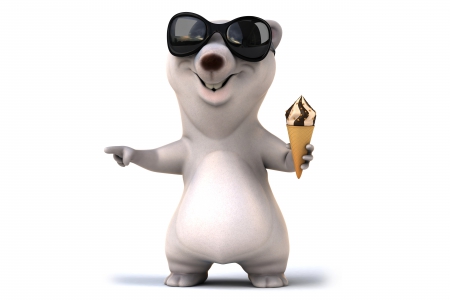 ♥3D Character♥ - 3d, cool, funny, white bear