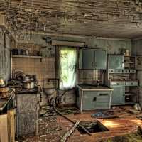 abandoned house hdr