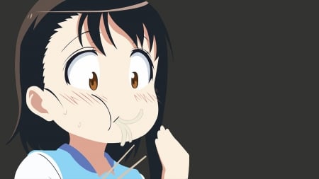 Nisekoi - nisekoi, anime, girl, eat