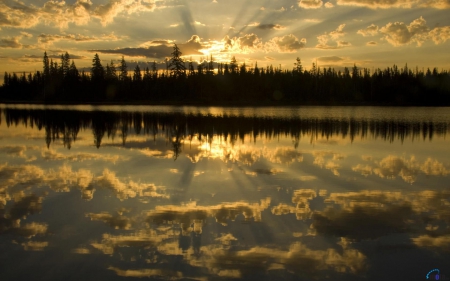 Sunset - cloud, sky, sunset, sun